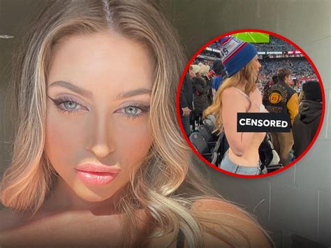 ava louise onlyfans|OnlyFans model flashes chest at Giants game after alleged request